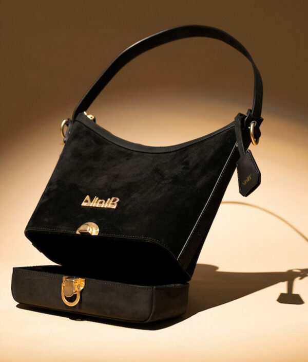 Secret compartment leather handbags